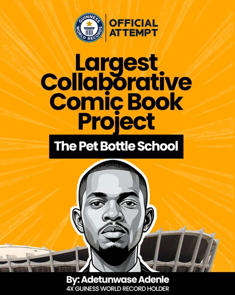 Largest Collaborative Comic Book Project - Official Attempt by Adetunwase Adenle
